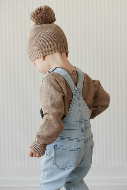 Jamie Kay Arlo Twill Overall Washed Denim