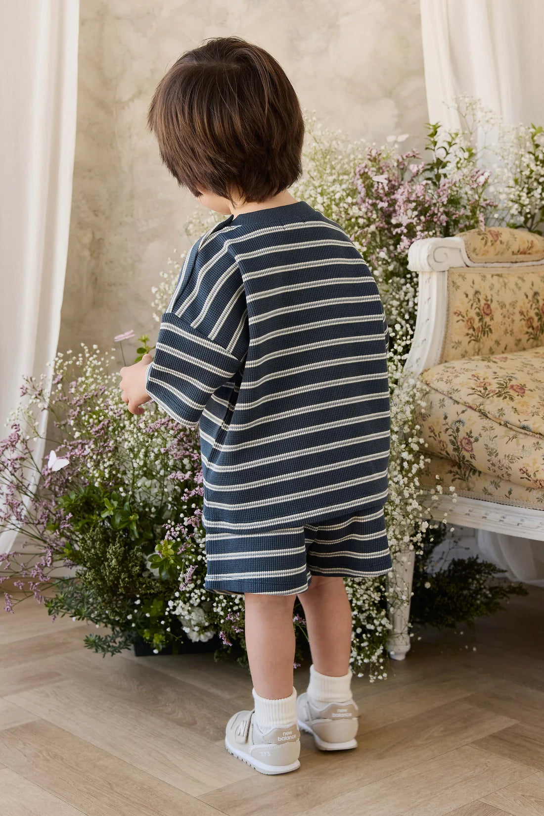 Jamie Kay Waffle Leith Short Dreamer Stripe Captain