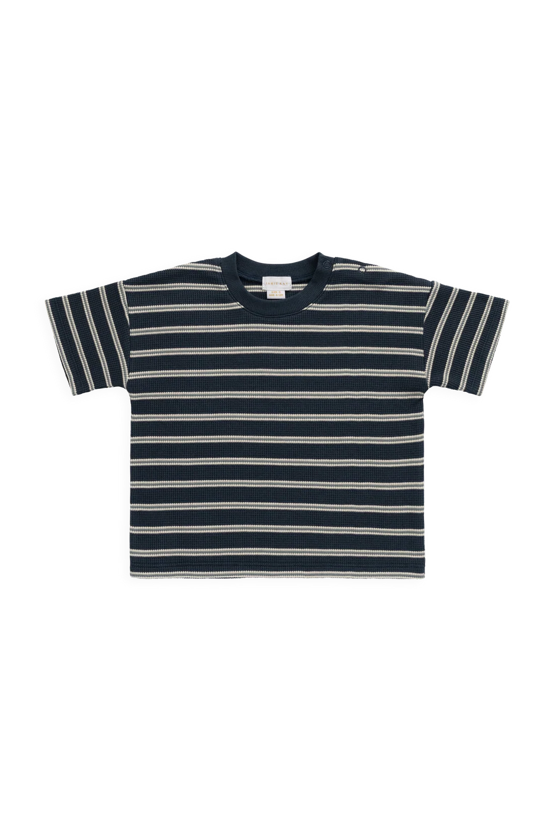 Jamie Kay Waffle Leith Tee Dreamer Stripe Captain