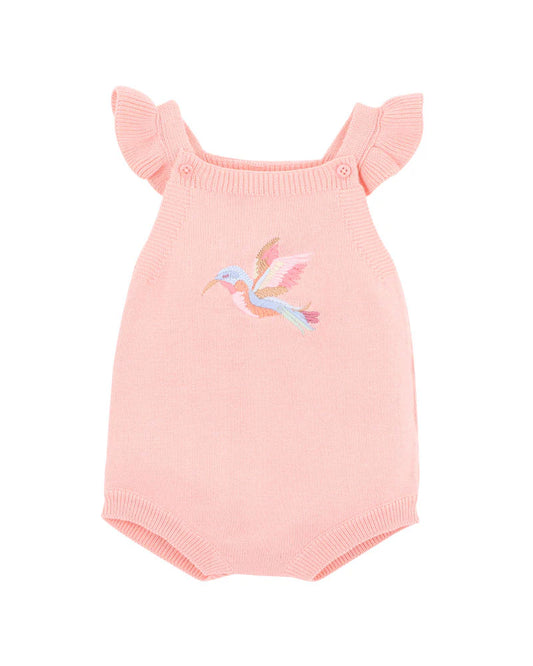 Fox and Finch Songbird Embroidered Knitted Bodysuit