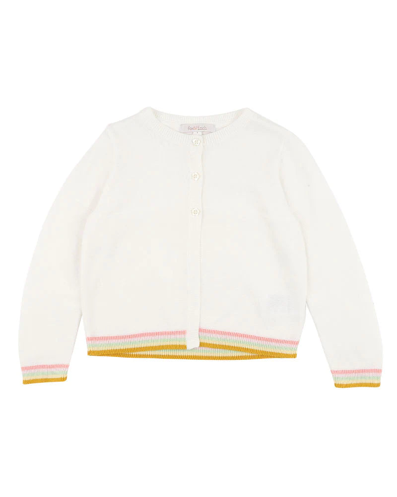 Fox and Finch Cardigan with Tipping Cloud - Child