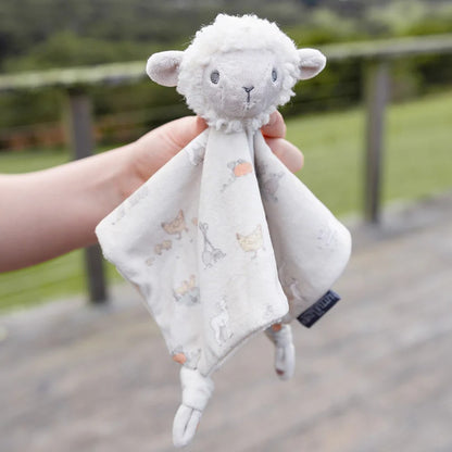 Little Linen Comforter Farmyard Lamb