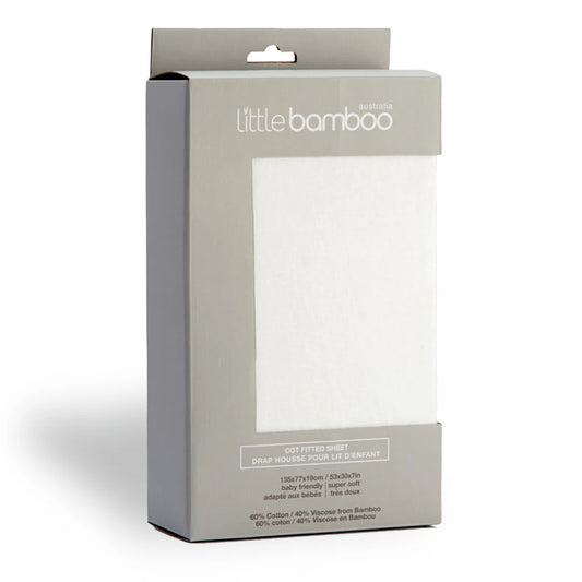 Little Bamboo Cot Sheet Natural