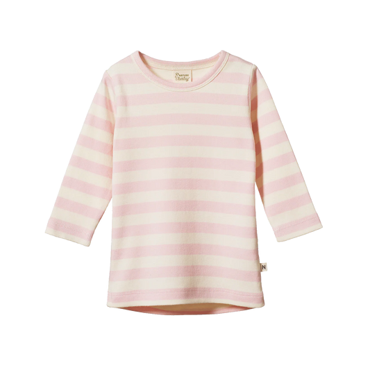Nature Baby Long Sleeve Cloud Tee Cotton Candy