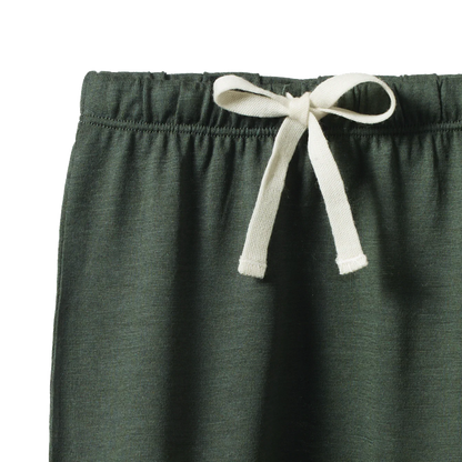 Nature Baby Merino Footed Rompers Thyme