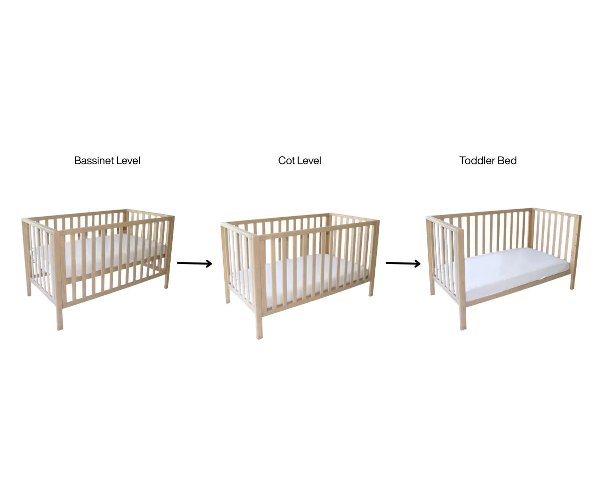 Babyhood Lulu Cot White