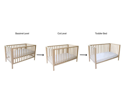 Babyhood Lulu Cot White
