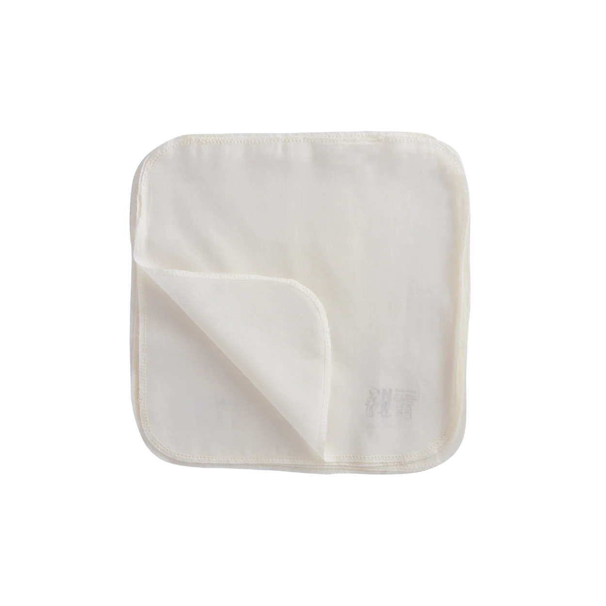 Nature Baby Organic Muslin Face Cloth Natural 6pk