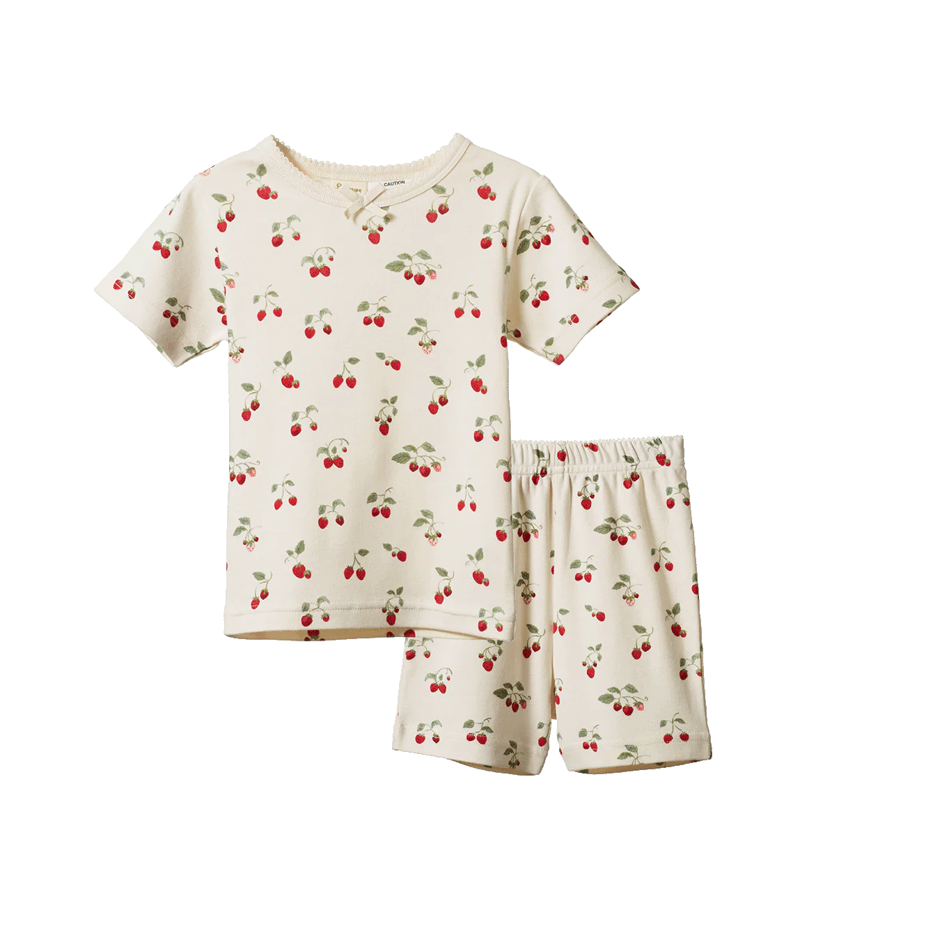 Nature Baby Shortie Pyjama Set Strawberry Blush