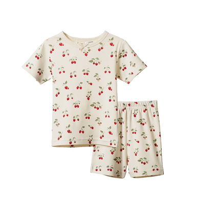 Nature Baby Shortie Pyjama Set Strawberry Blush