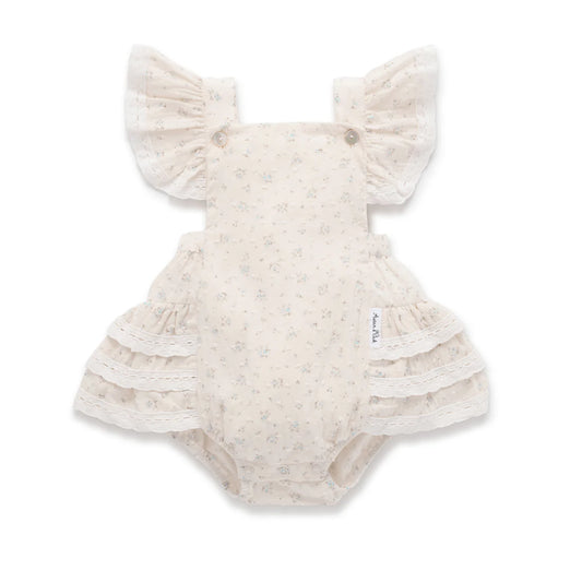 Aster and Oak Sofia Floral Playsuit