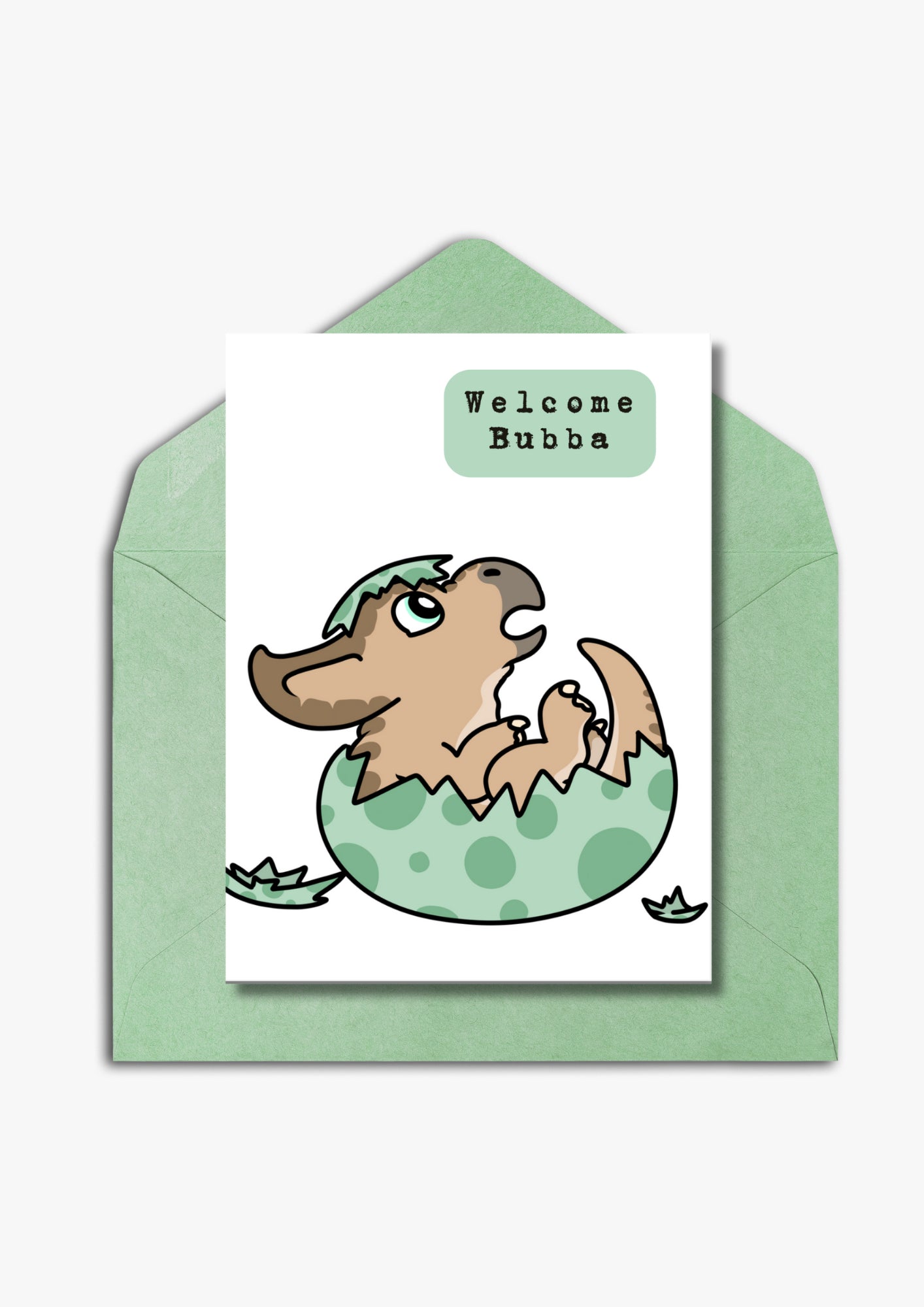 Cubaka Baby Dinosaur Card