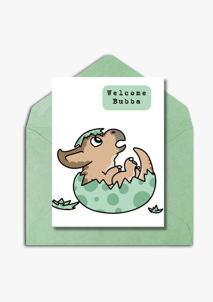 Cubaka Baby Dinosaur Card