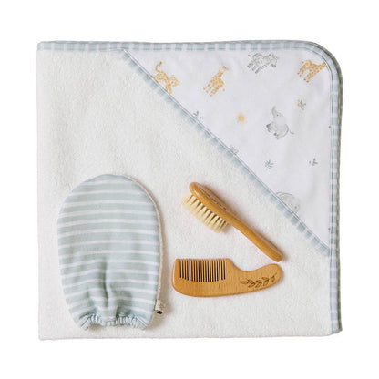 Living Textiles 4pc Baby Bath Gift Set - Roam & Roar