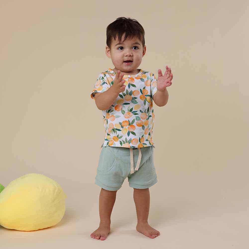 Snuggle Hunny Citrus Squeeze Organic T-Shirt