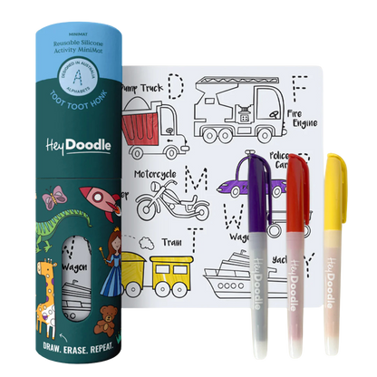 Hey Doodle Reusable Silicone Activity MiniMat
