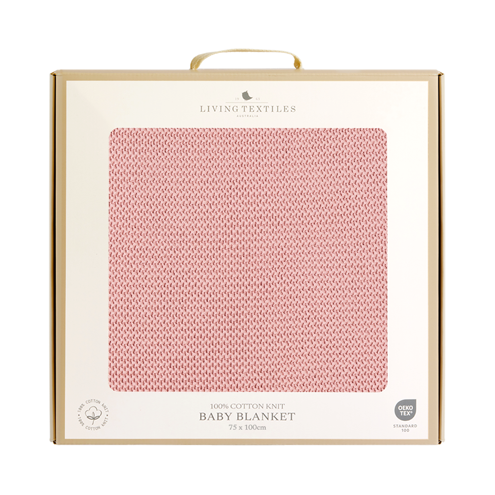Living Textiles Knitted Pram Blanket
