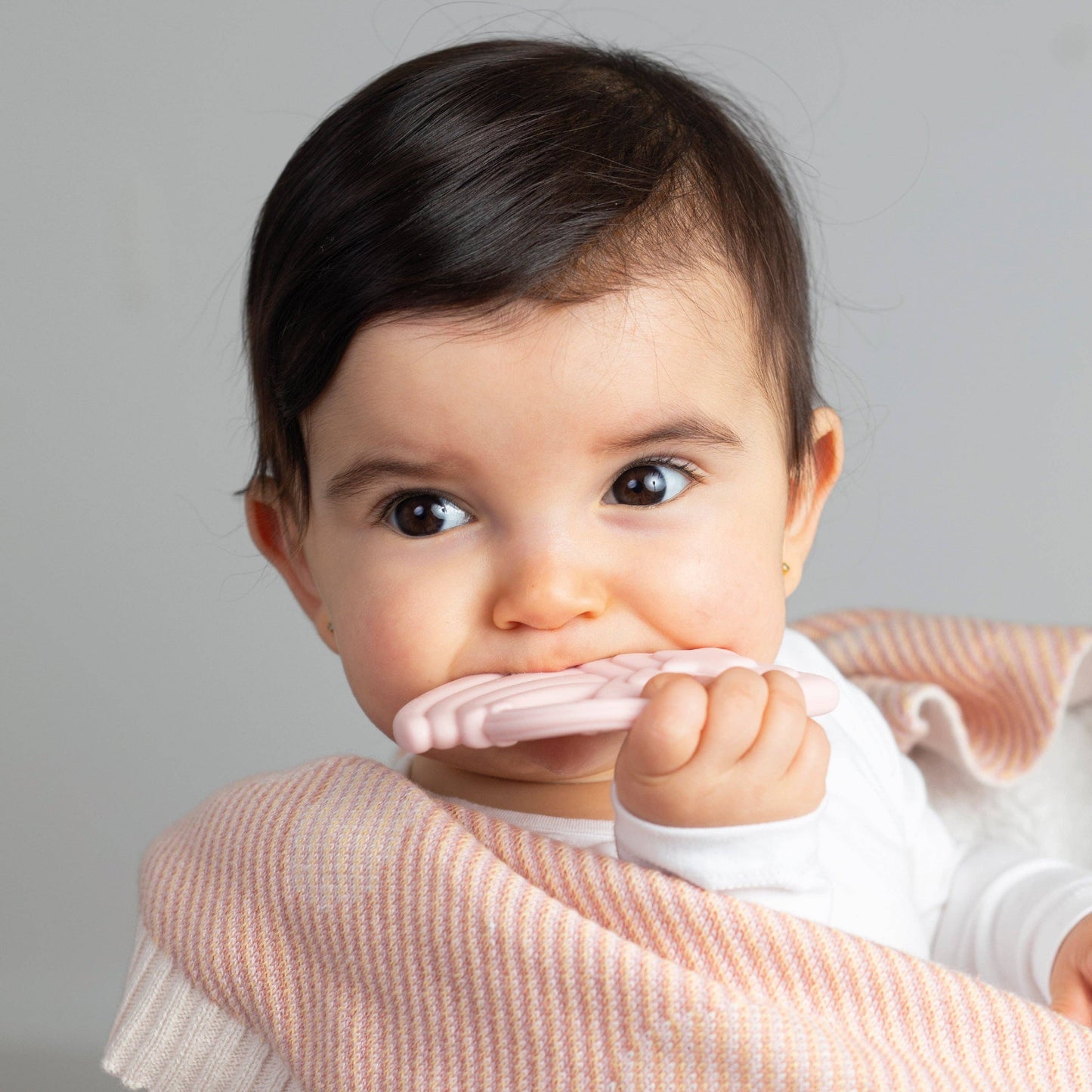 Living Textiles Silicone Teether 2pk