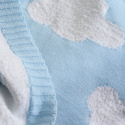 Living Textiles Knitted Pram Blanket