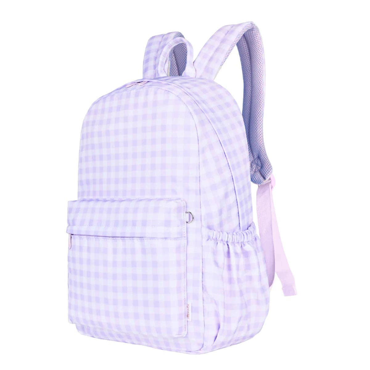 Kinnder Lilac Gingham Junior Kindy/School Backpack