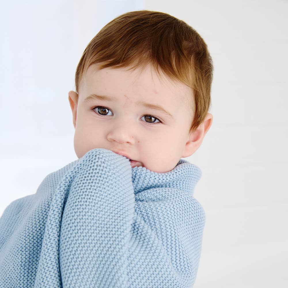 Living Textiles Knitted Pram Blanket