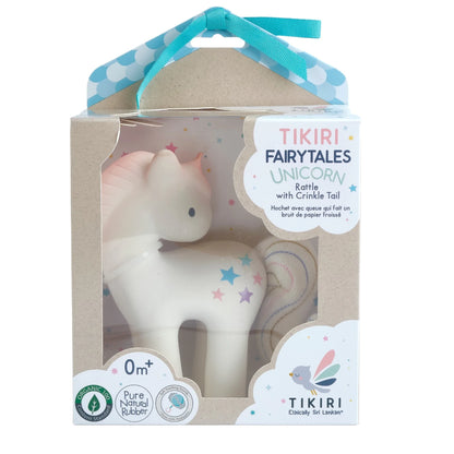 Tikiri Teether & Bath Toy Cotton Candy Unicorn