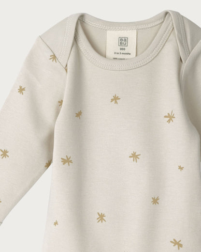 Babu Long Sleeve Bodysuit Marigold Star