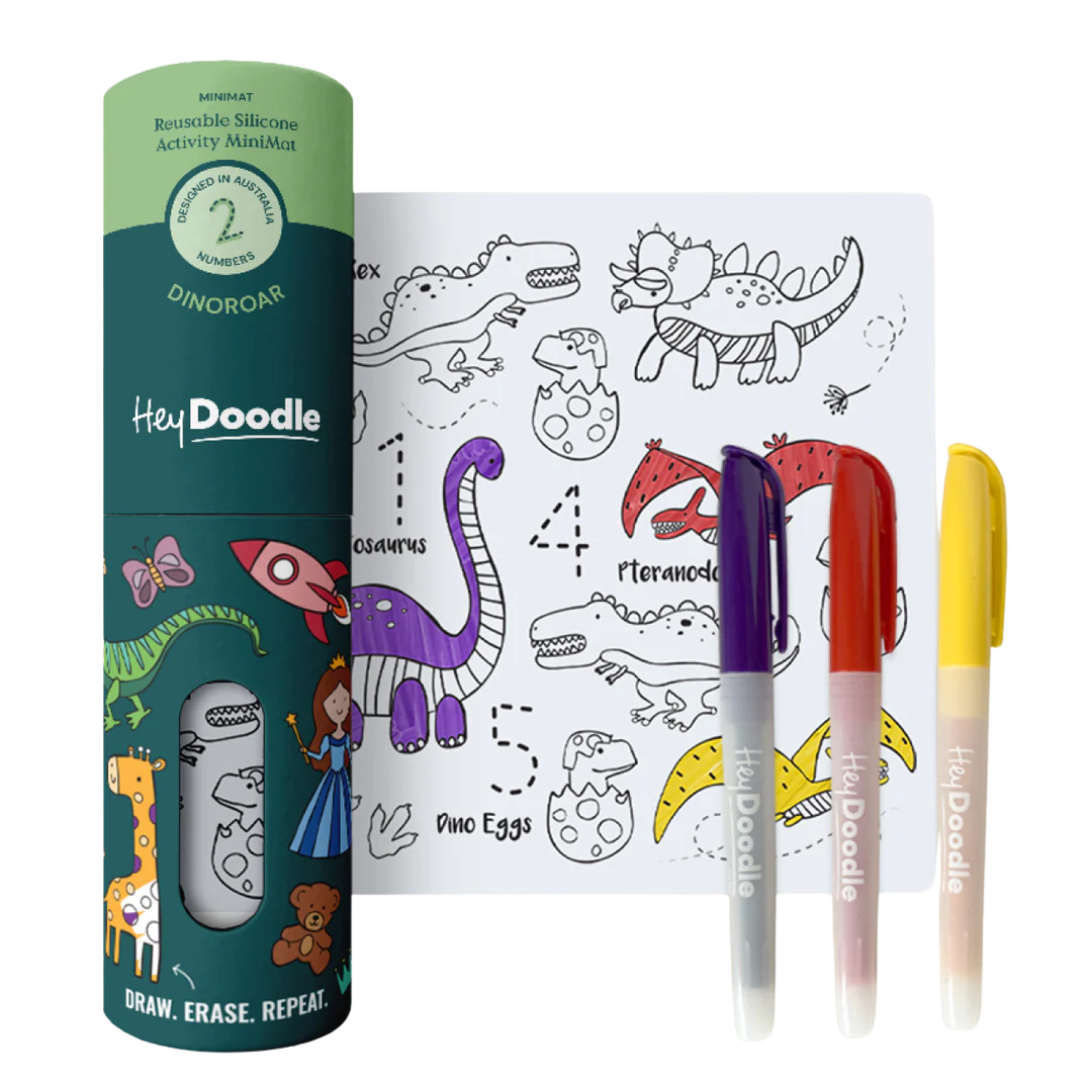 Hey Doodle Reusable Silicone Activity MiniMat