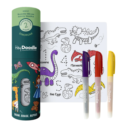 Hey Doodle Reusable Silicone Activity MiniMat