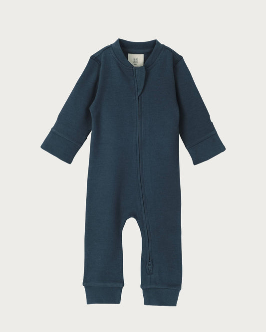 Babu Footless Onesie Zipsuit Denim