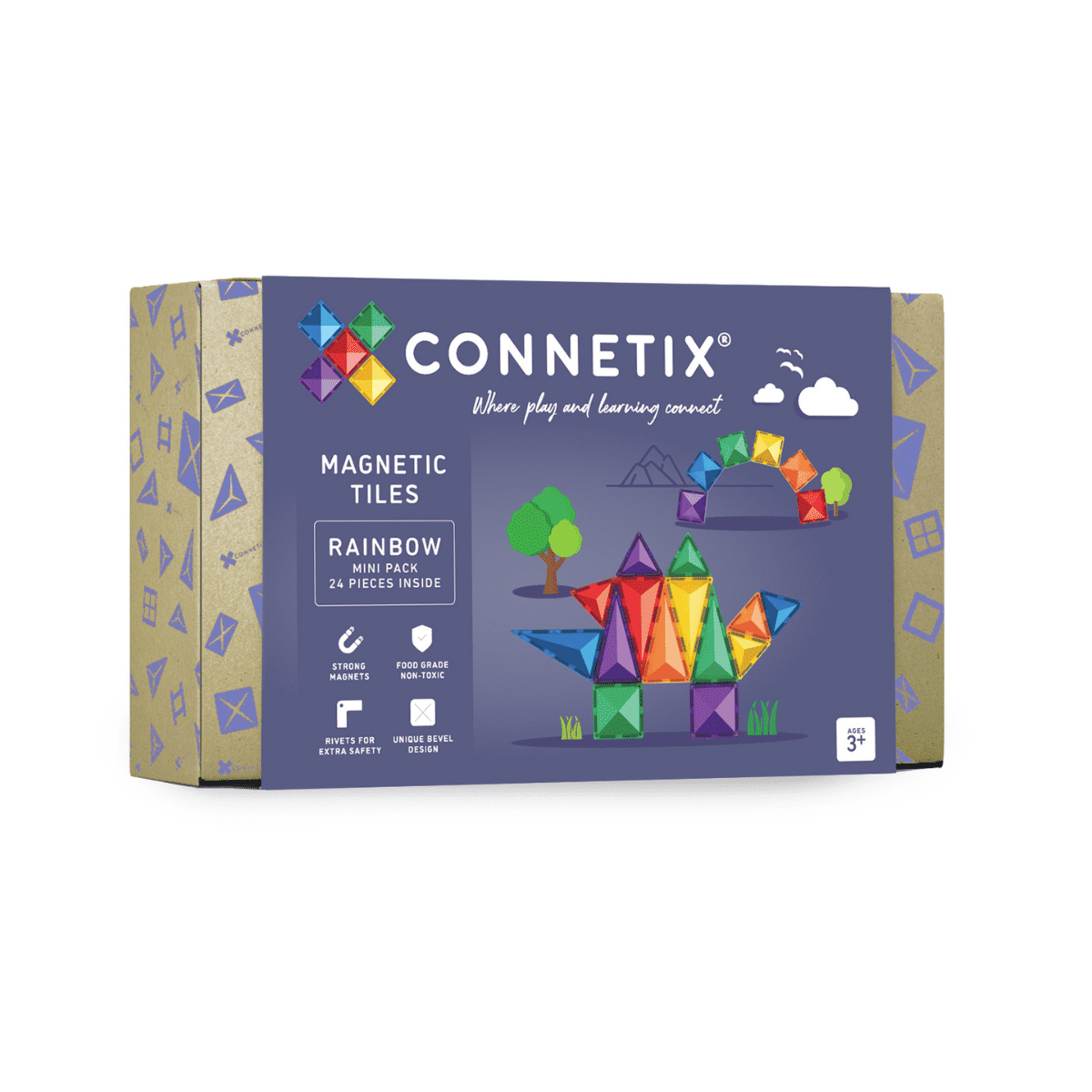 Connetix Rainbow Mini Pack 24 Piece