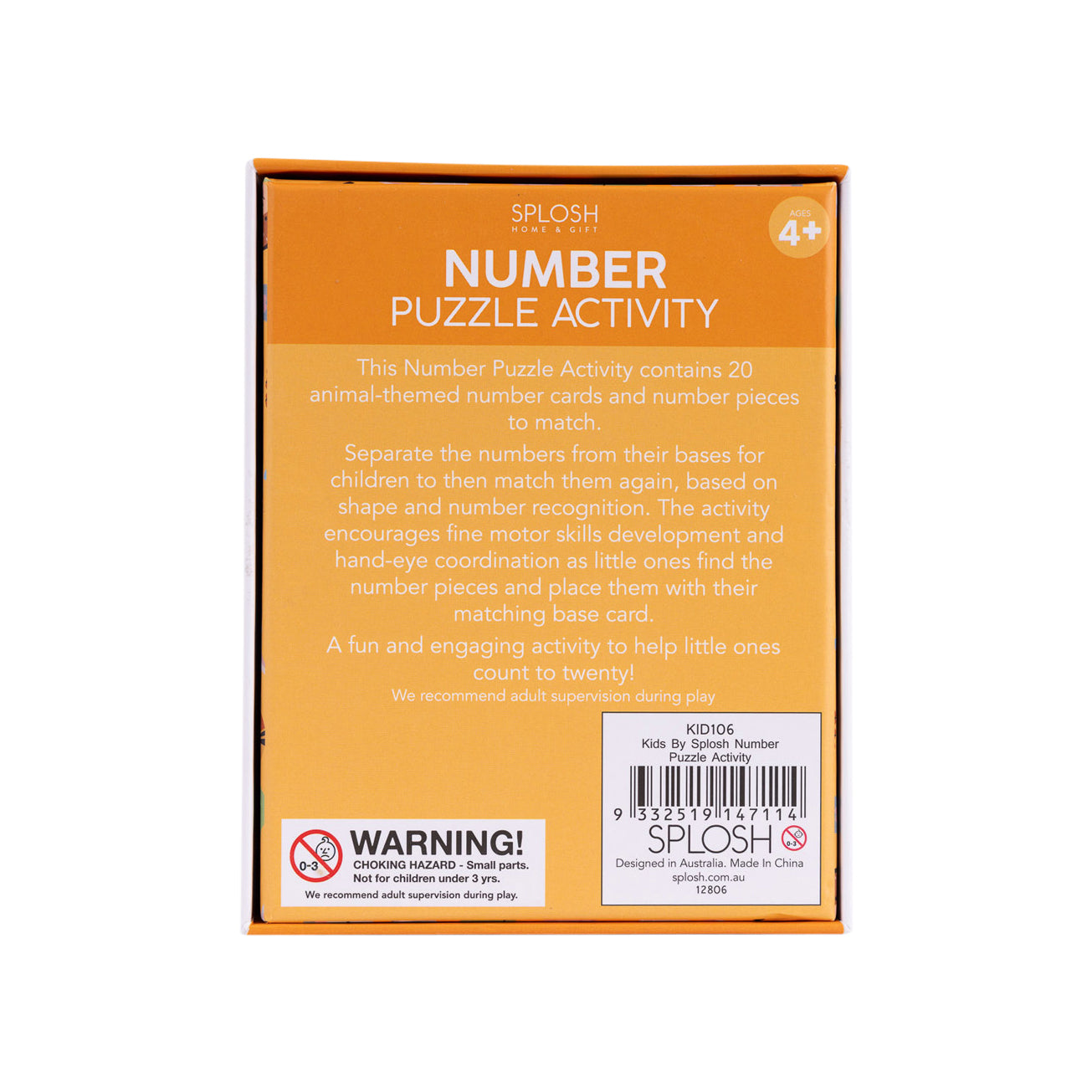 Splosh Number Puzzle Activity