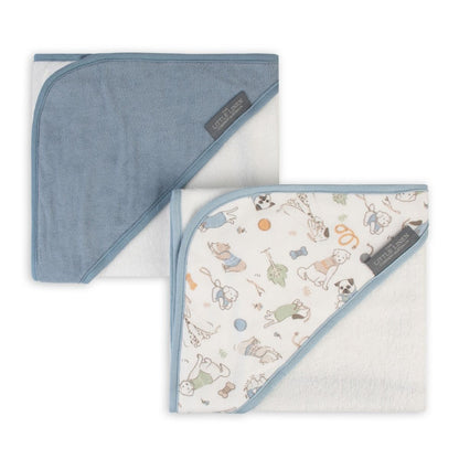 Little Linen Hooded Towels 2pk