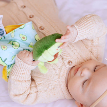 Mary Meyer Sweet Soothies Avocado Character Blanket