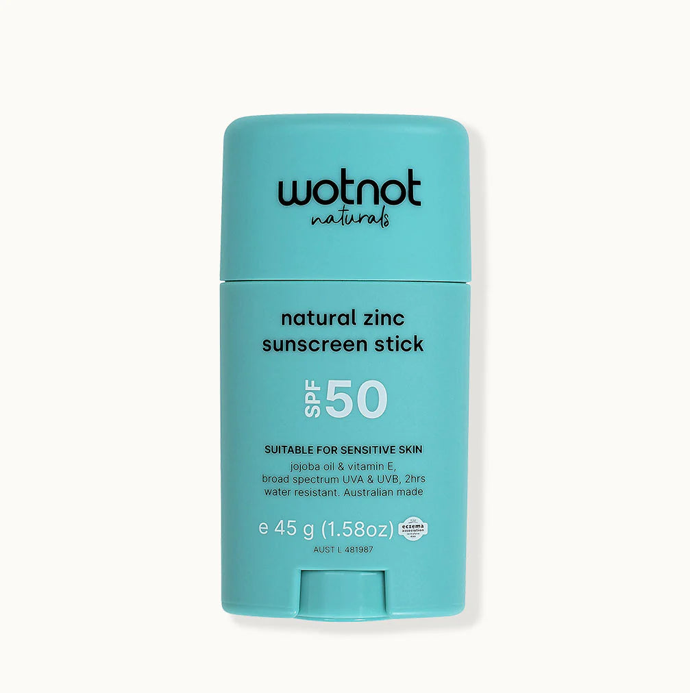 Wotnot Natural Zinc Sunscreen Stick SPF50