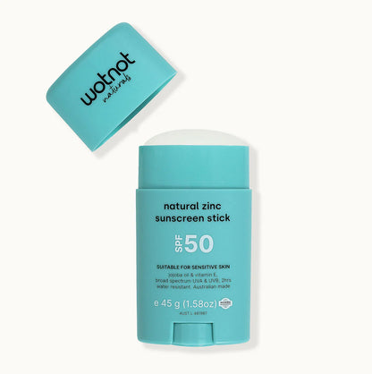 Wotnot Natural Zinc Sunscreen Stick SPF50
