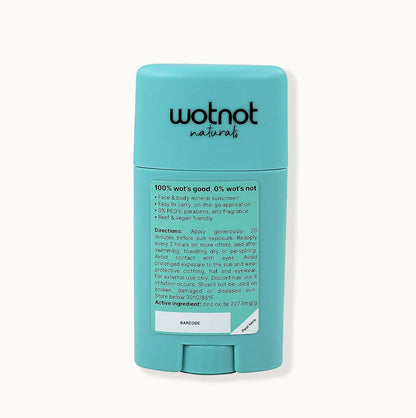Wotnot Natural Zinc Sunscreen Stick SPF50